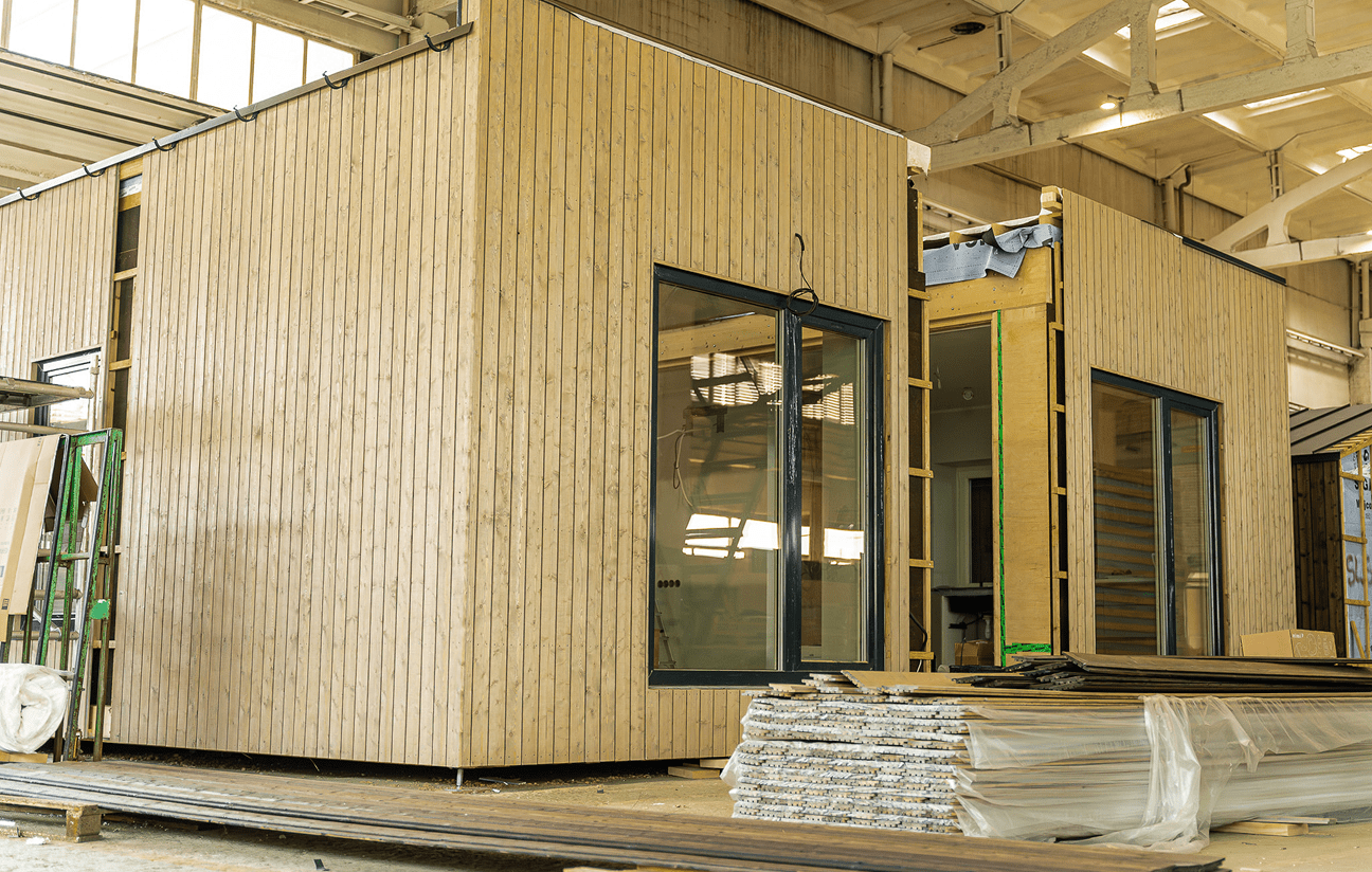 Modular home at CMB Prefab factory
